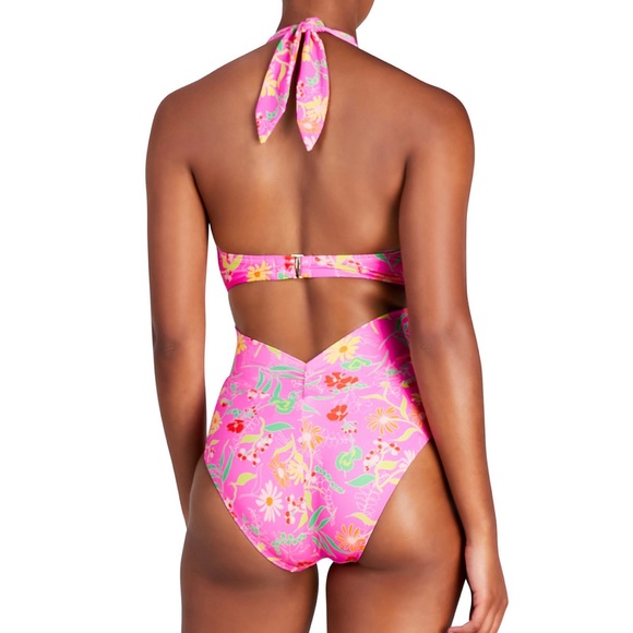 ✨Host Pick✨ Katespade Knot-Front Halter One-Piece Swimsuit - Picture 3 of 10